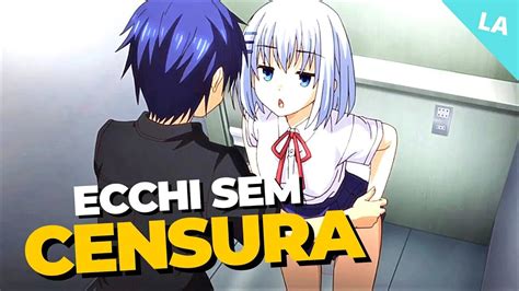 5 MELHORES Animes ECCHI sem censura que。